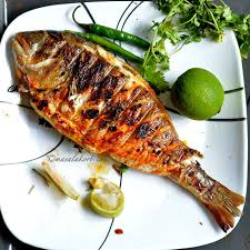 Grilled fish